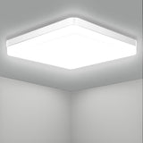 Plafonnier LED blanc carré