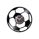 Horloge murale ballon de football vintage design 30 cm Maison Viva