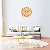 Horloge murale bois design 30 cm