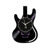 Horloge murale guitare vintage design 30 cm Maison Viva