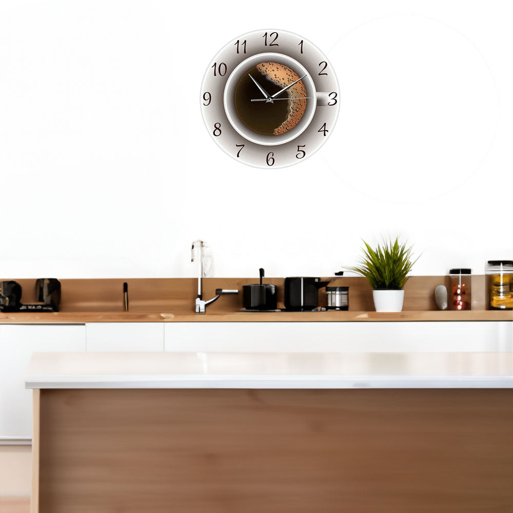 Horloge murale tasse de café design 30 cm Maison Viva 2