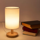 Lampe de chevet bois style ancien avec câble usb