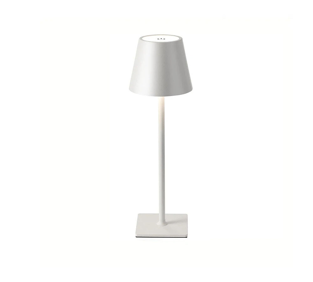 Lampe de chevet metal LED décorative blanc Maison Viva