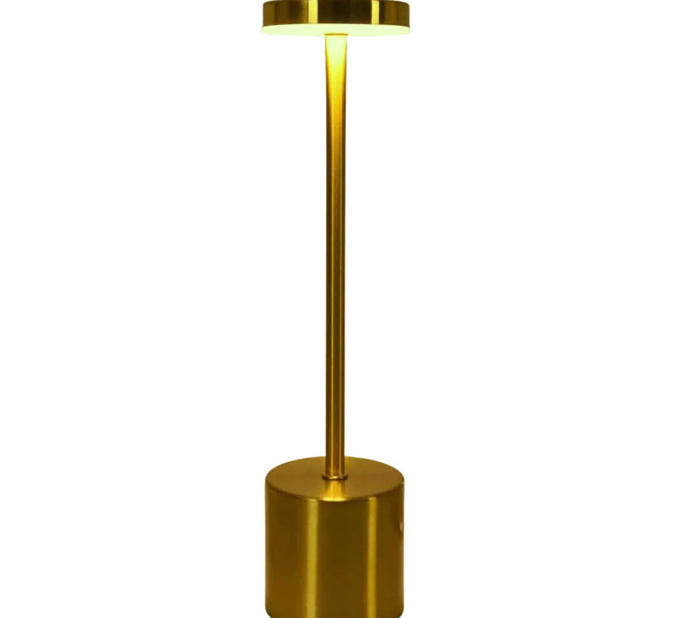 Lampe de chevet metal design or Maison Viva 2
