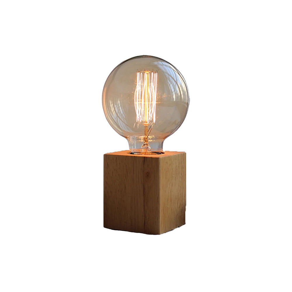 Lampe de table bois style vintage design Maison Viva 2