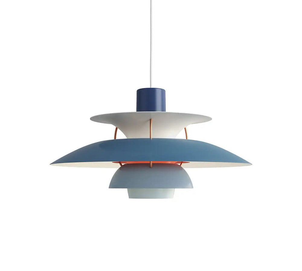 Lustre suspension luminaire design nordique minimaliste bleu Maison Viva