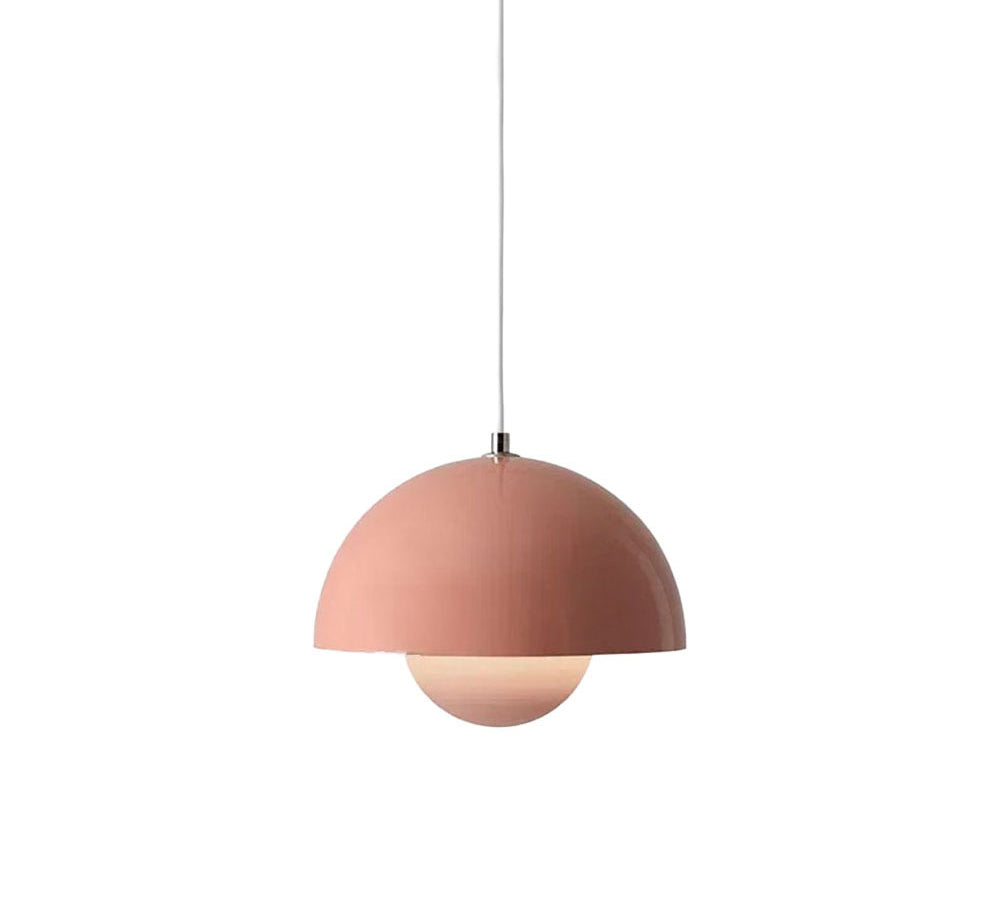 Suspension luminaire LED design nordique rose Maison Viva