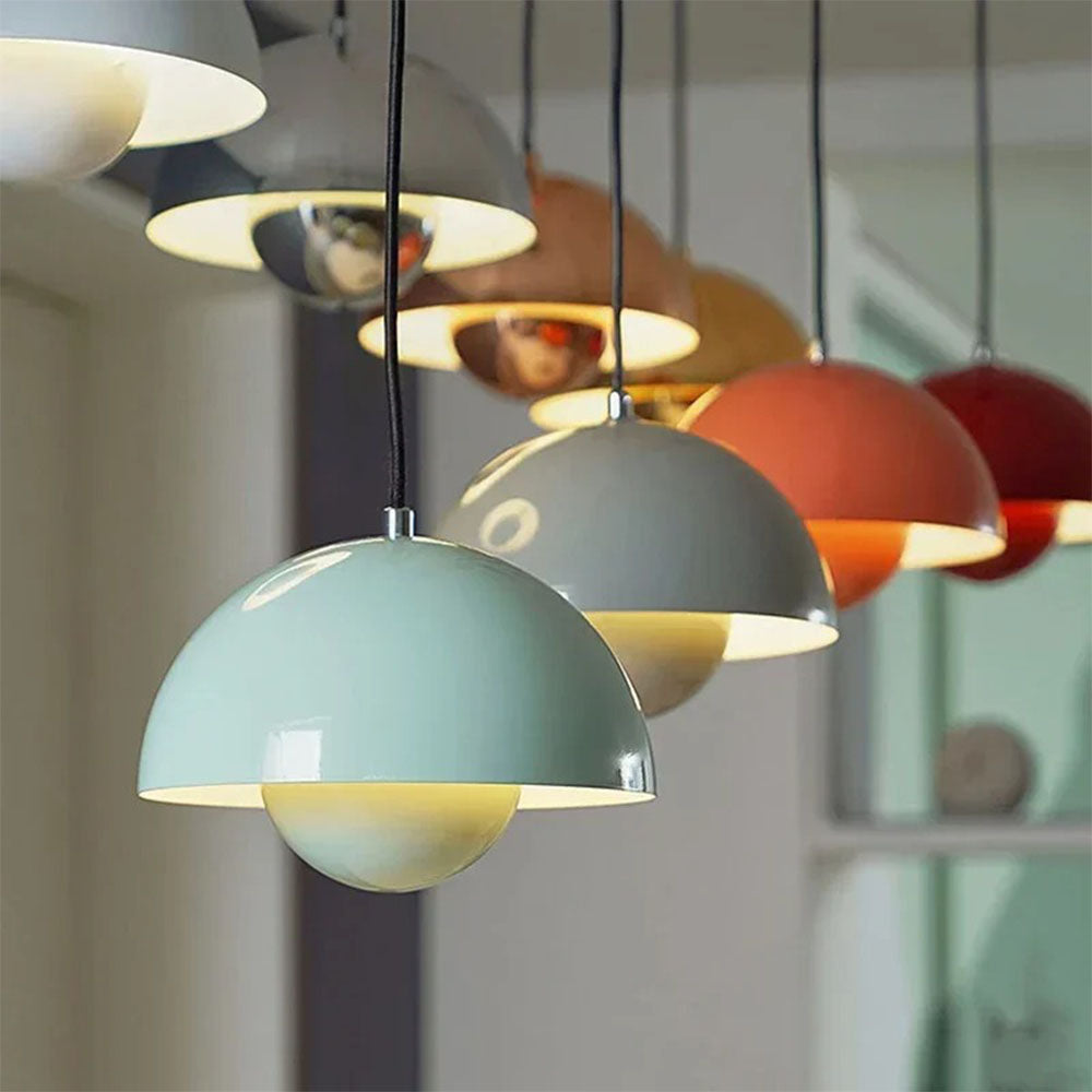 Suspension luminaire LED design nordique colorée Maison Viva