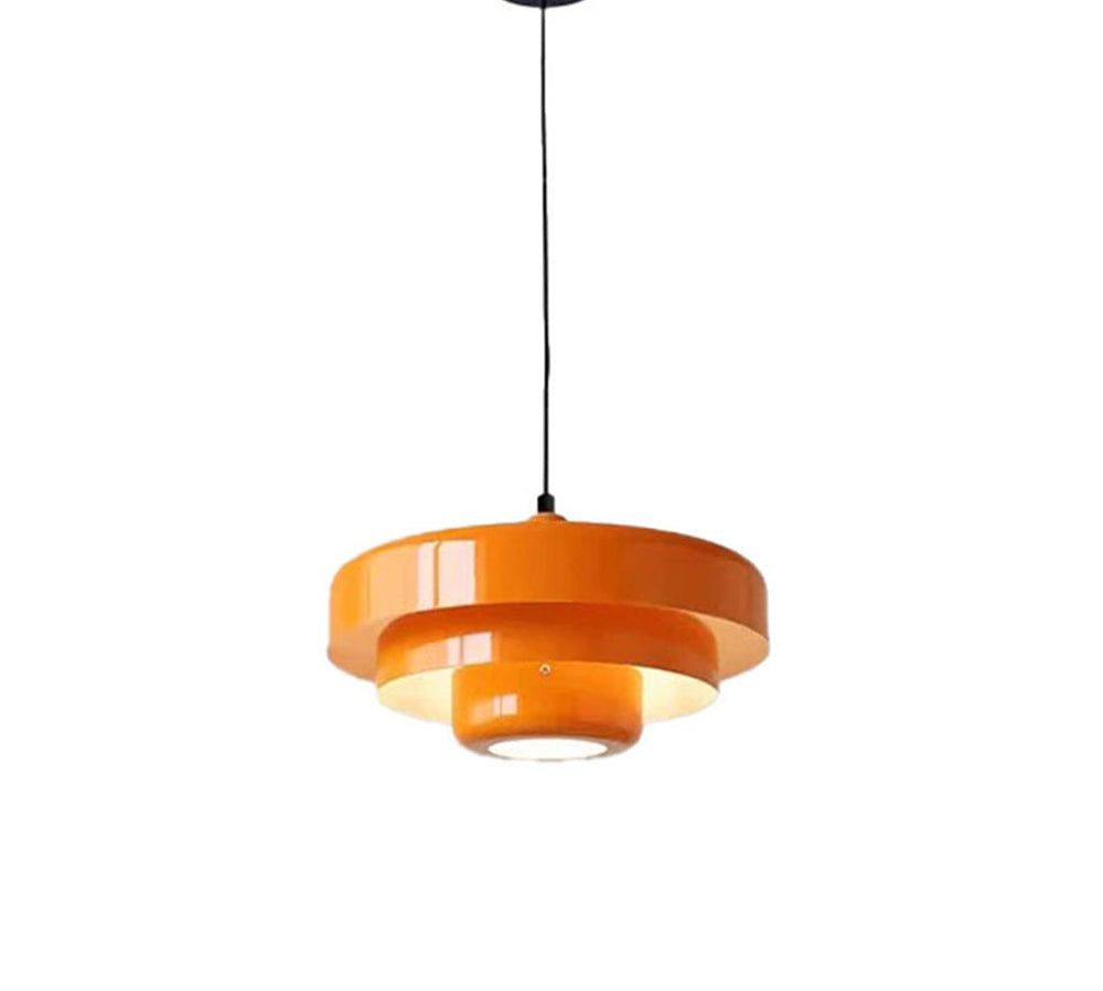 Suspension luminaire design nordique orange Maison Viva