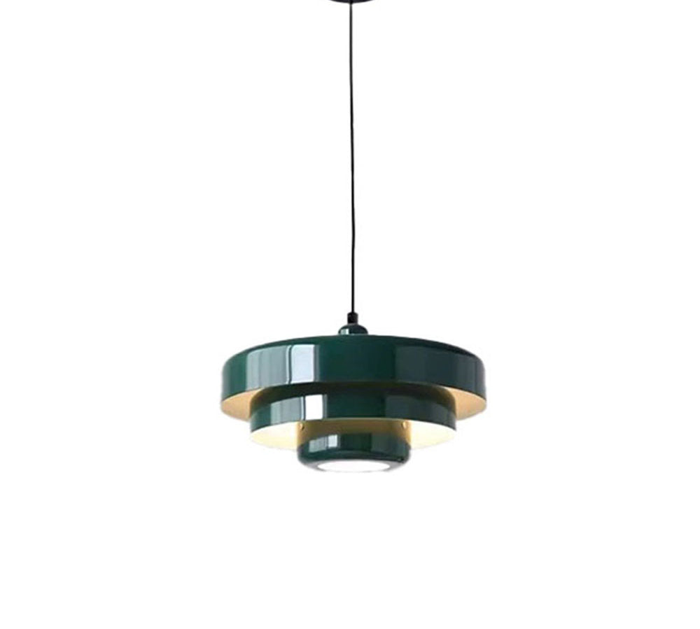Suspension luminaire design nordique vert Maison Viva 2